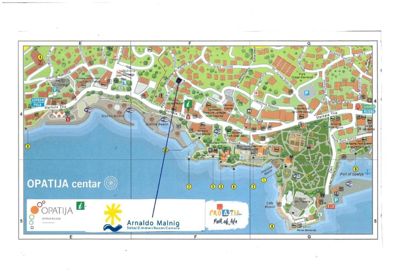 Room Malnig Opatija Zewnętrze zdjęcie